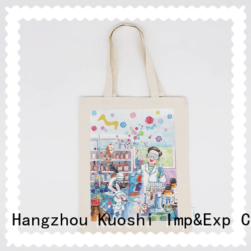 KUOSHI printing cotton carry bags online manufacturers for daily activities
