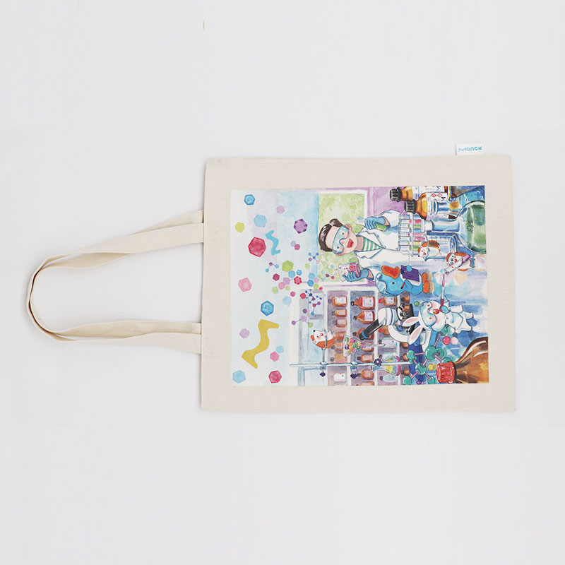 KUOSHI color printed canvas shopping bags factory for grocery shopping-1