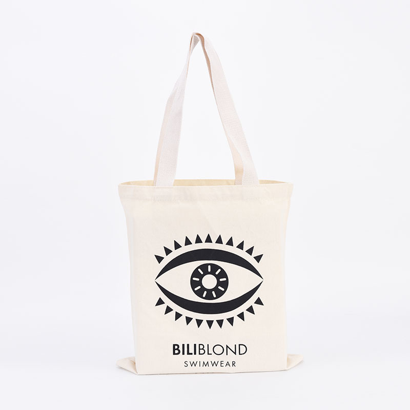 Large Nature Color Organic Cotton Tote Bag With Factory Price