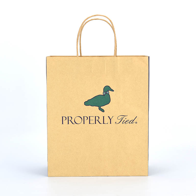 120gsm Brown Kraft Paper Bags With Printing