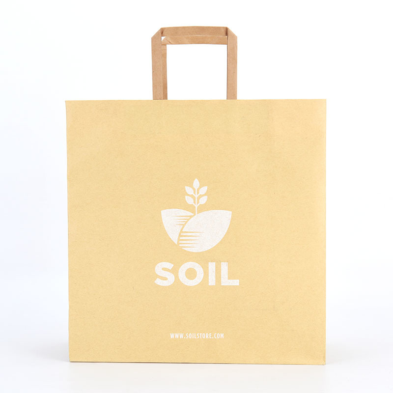 High Quality Kraft Paper Bags With Handles For Shopping