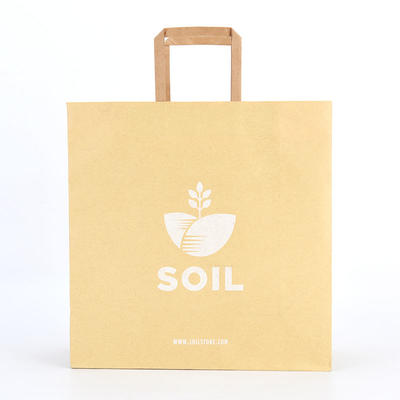 High Quality Kraft Paper Bags With Handles For Shopping