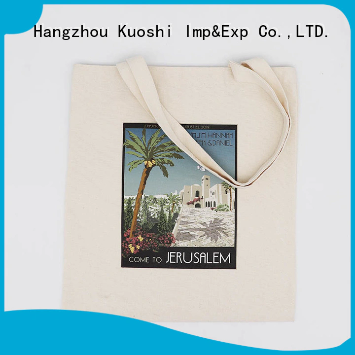 KUOSHI Organic Cotton Bags Wholesale factory for supermarket