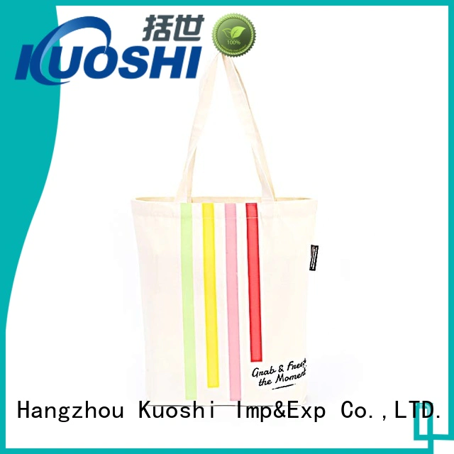 KUOSHI tote canvas bag printing for business for school