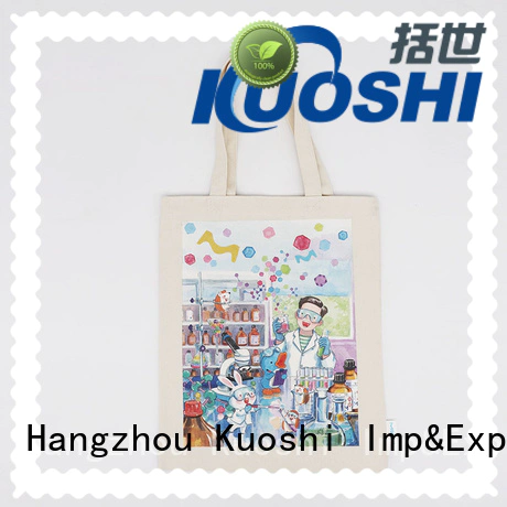 KUOSHI reusable cotton side bag factory for park