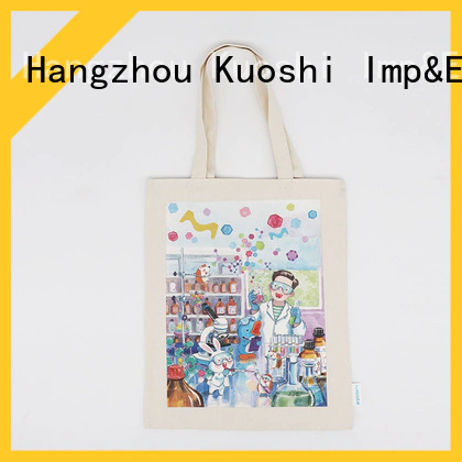 KUOSHI latest cotton canvas drawstring bags factory for events