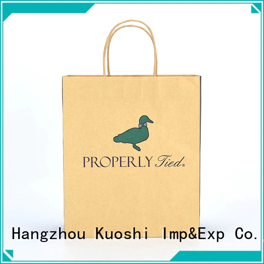 KUOSHI new brown paper snack bags for restaurant