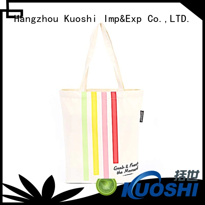 KUOSHI buy canvas tote bags in bulk company for park