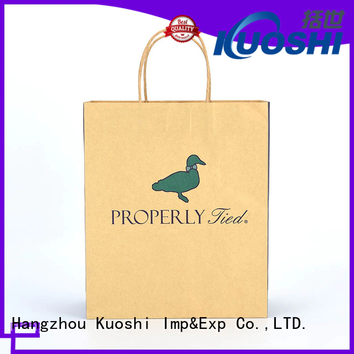 KUOSHI best paper shopping bags wholesale suppliers for vegetables