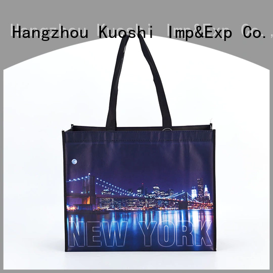 KUOSHI non woven bag printing process supply for grocery shopping