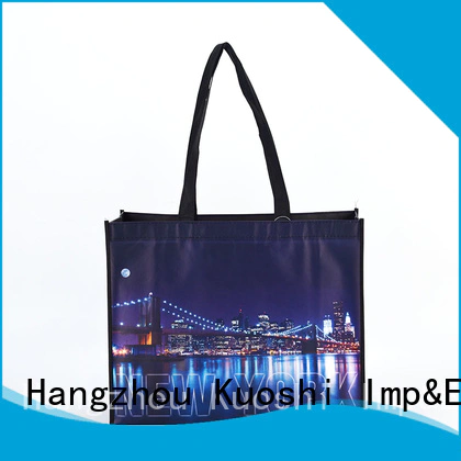 KUOSHI cotton laminated non woven polypropylene bags suppliers for office work