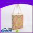 KUOSHI organic plain white canvas bag for business for beach visit