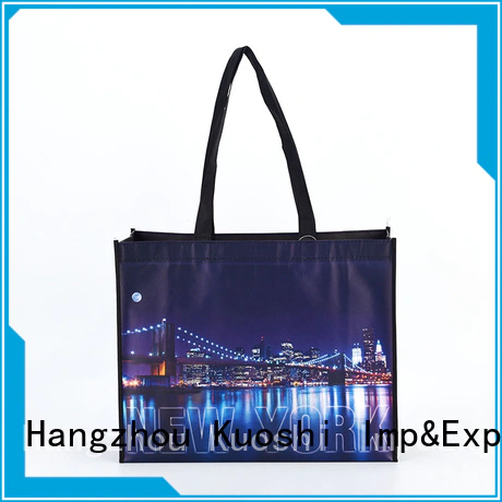 KUOSHI custom printed woven bags manufacturers for grocery shopping