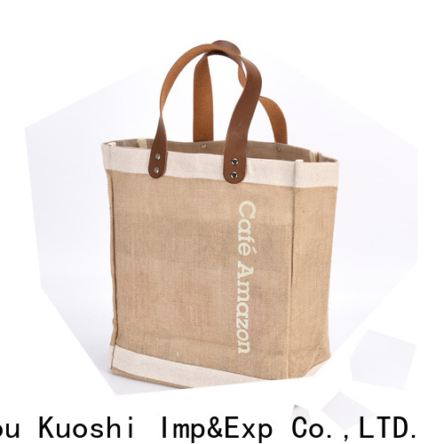KUOSHI latest jute purses wholesale factory for restaurant