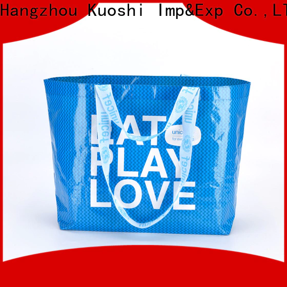 KUOSHI custom woven polypropylene bags suppliers company for park