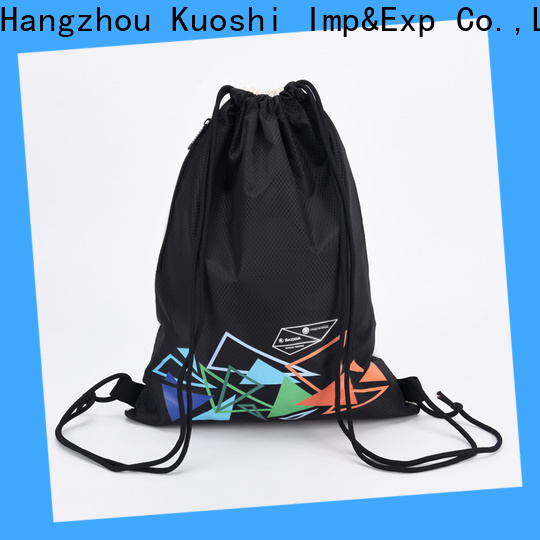 custom quality drawstring backpack recycled factory for school