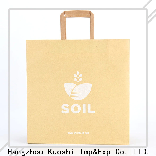 KUOSHI brown paper sack suppliers for supermarket