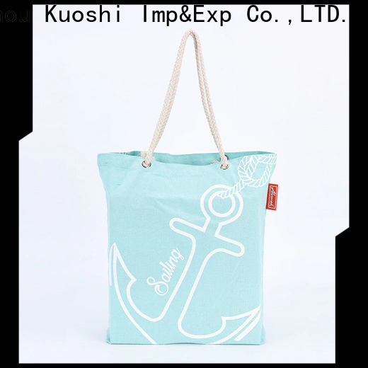 KUOSHI top large black canvas tote bag suppliers for shopping