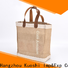 KUOSHI shopping jute bag making supply for food