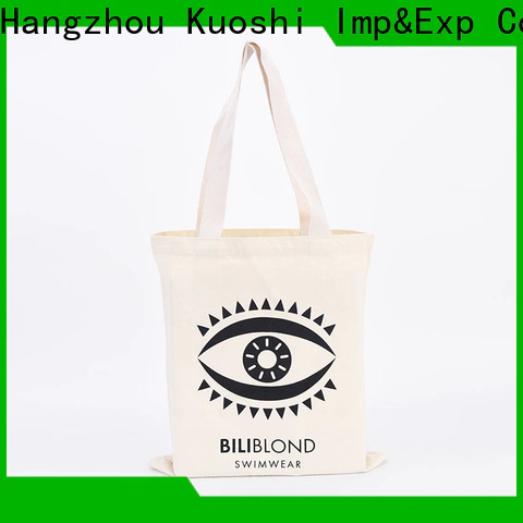 KUOSHI bag with cotton bag with zip for business for beach visit