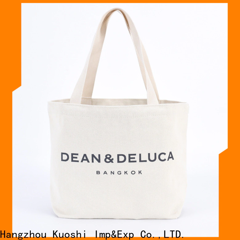KUOSHI best large canvas tote with zipper supply for grocery shopping
