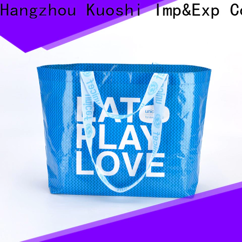 KUOSHI bag woven polypropylene bags wholesale company for trade shows