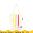 KUOSHI heavy canvas square canvas bag supply for beach visit