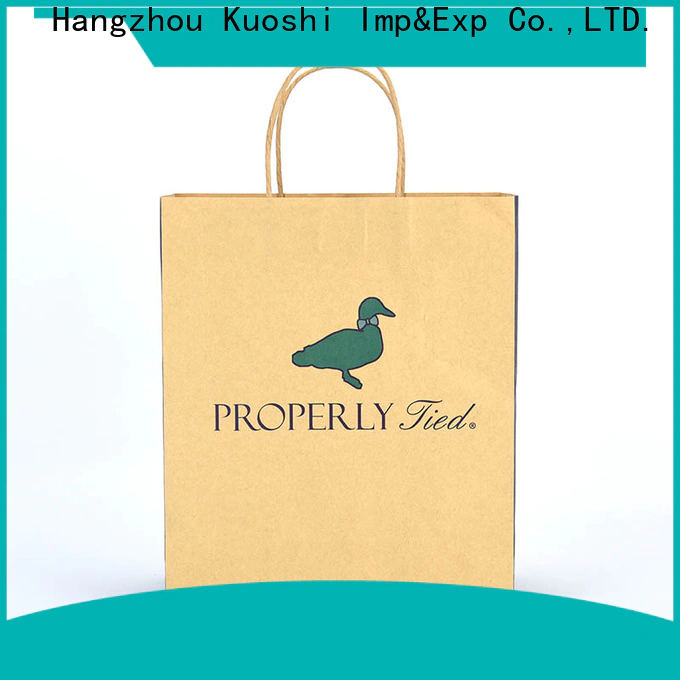 KUOSHI latest paper bags with handles wholesale factory for restaurant