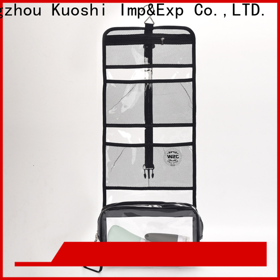 KUOSHI toiletry pvc carry bag for travel