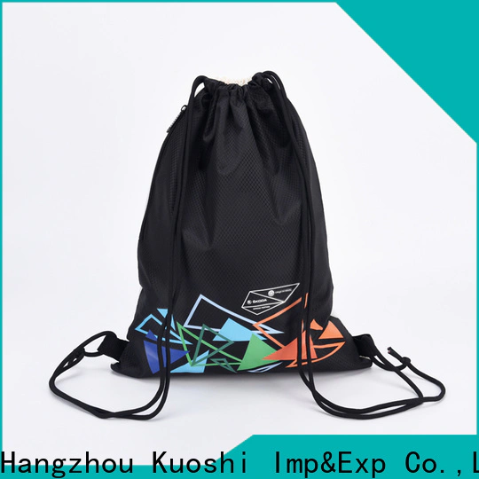 KUOSHI sturdy drawstring backpack manufacturers for gym