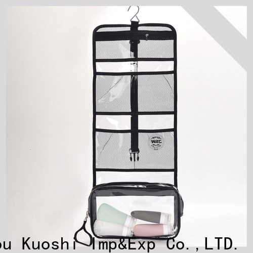 KUOSHI clear pvc makeup bag for travel