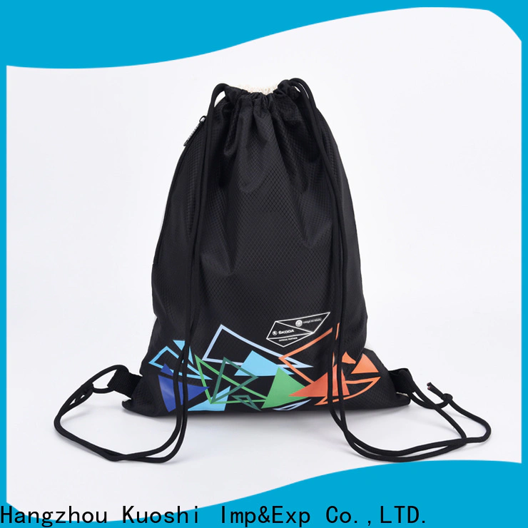 embroidered drawstring backpack drawstring manufacturers for gym