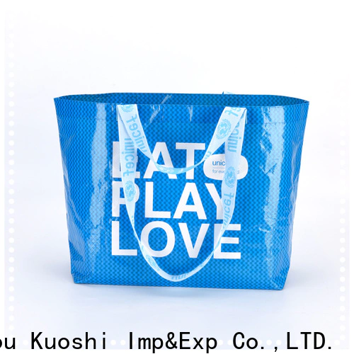 KUOSHI wholesale pp woven bag buyers europe suppliers for grocery shopping