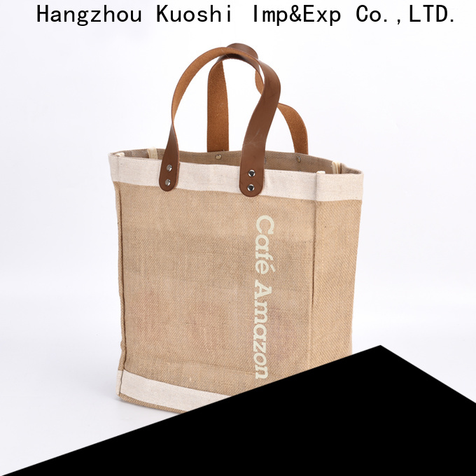 KUOSHI top jute bag gift factory for shopping mall