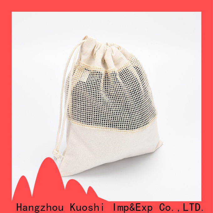 KUOSHI high-quality zippered mesh laundry bags for vegetables