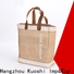 KUOSHI jute bag handles for food