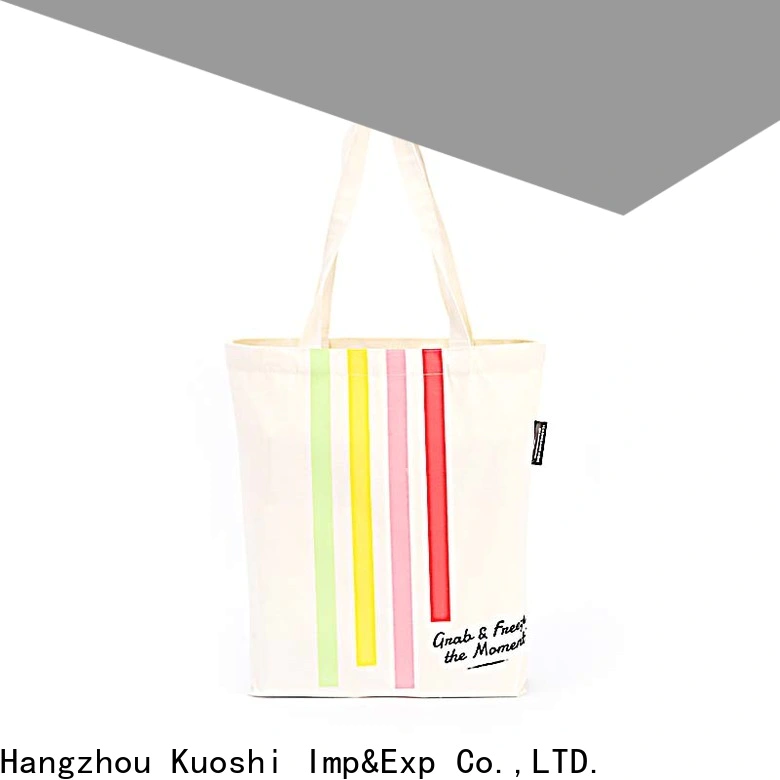wholesale black canvas tote printed company for trade shows
