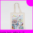 KUOSHI color printed canvas shopping bags factory for grocery shopping