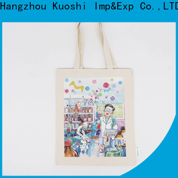 KUOSHI reusable cotton fabric bags factory for school