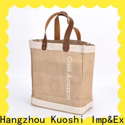 KUOSHI top jute hessian bags suppliers suppliers for food