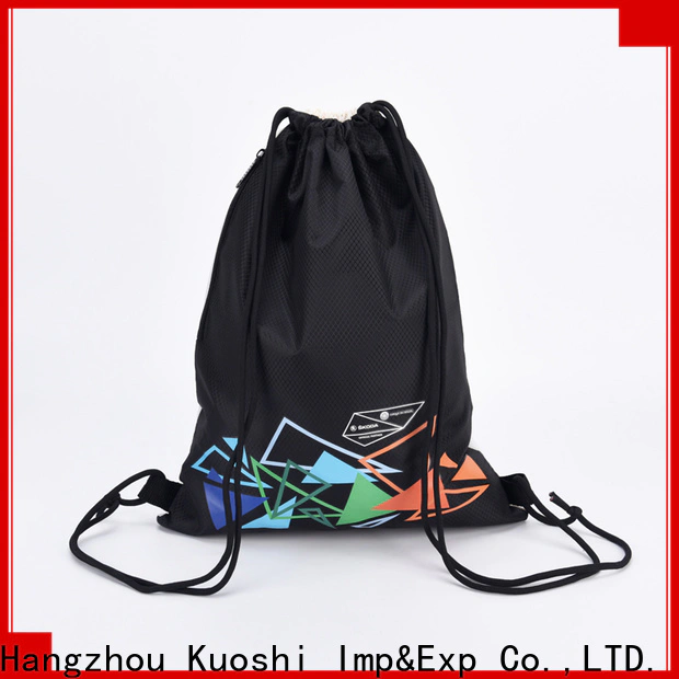 best black string backpack drawstring company for gym