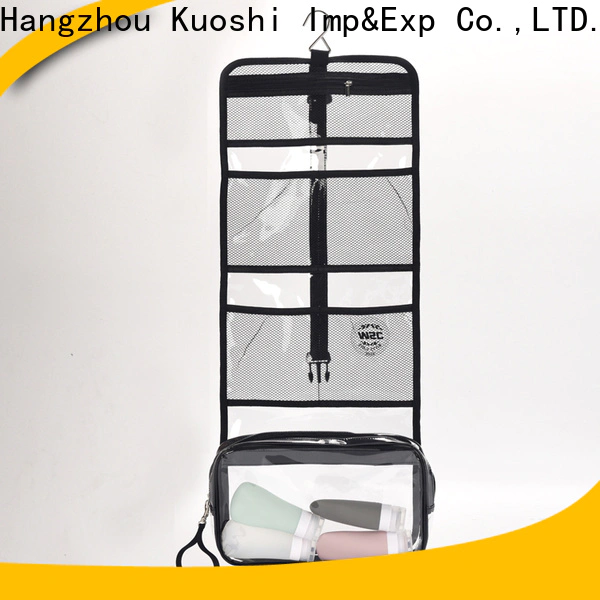 KUOSHI top clear pvc cosmetic bag supply for make-up packaging