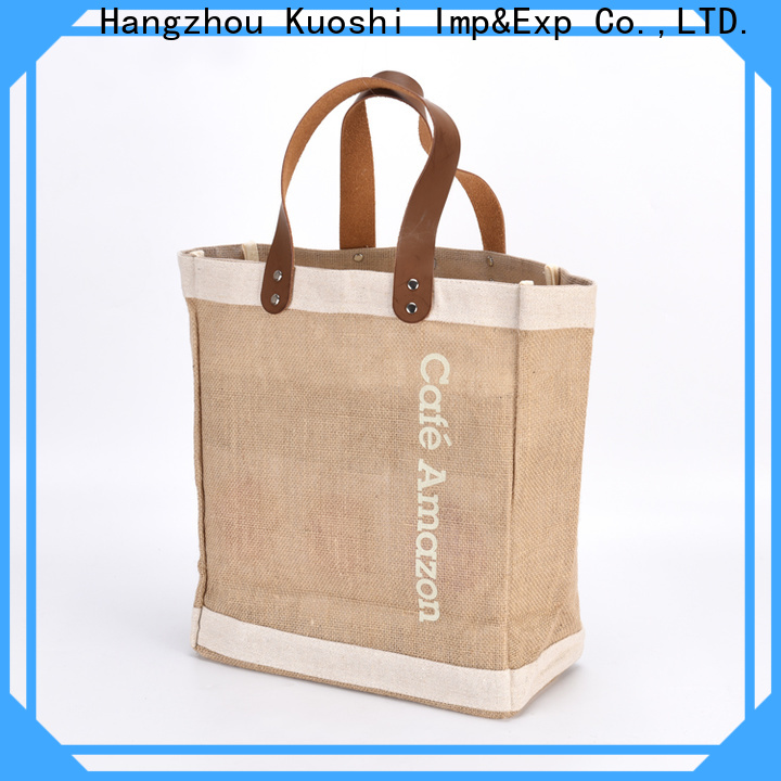 KUOSHI top pretty jute bags suppliers for shopping mall
