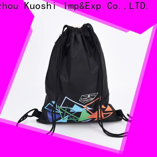 KUOSHI top nylon drawstring backpack bulk for business for school