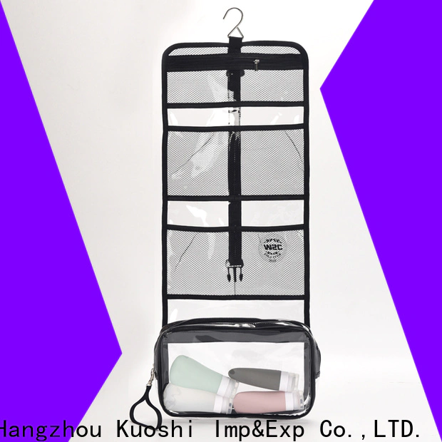 KUOSHI pvc clear pvc handbag for business for travel