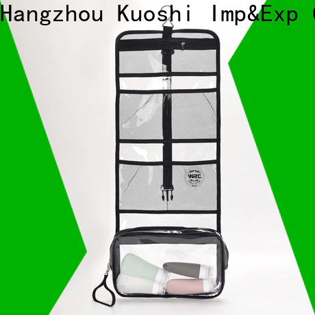 new black pvc bag clear for travel