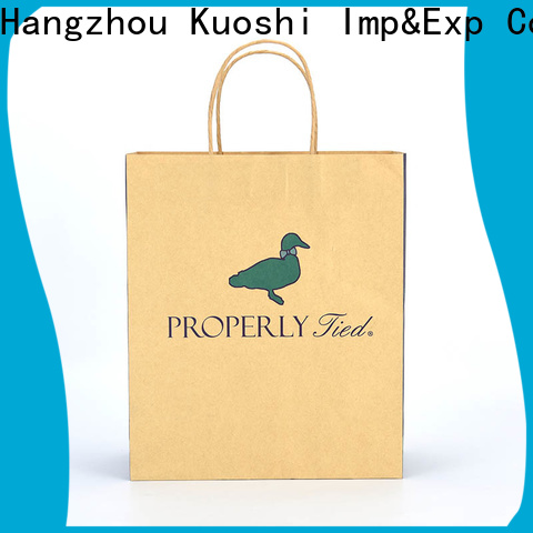 KUOSHI 120gsm sturdy brown paper bags factory for restaurant