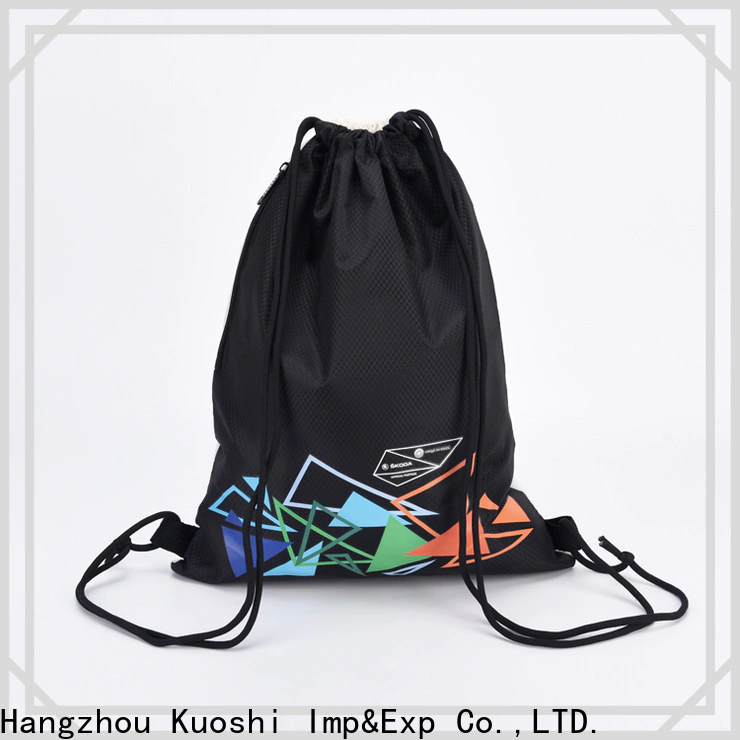small drawstring backpack recycled factory for sport