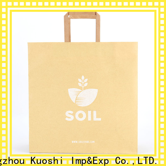 KUOSHI quality white gift bags wholesale for food packaging