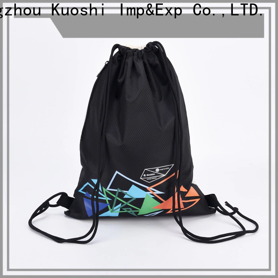 KUOSHI polyester lightweight drawstring knapsacks for business for sport